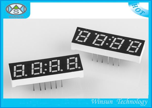 Cheap Four Digit 0.33 Inch 7 Segment Led Display Red Low Voltage For Clock for sale