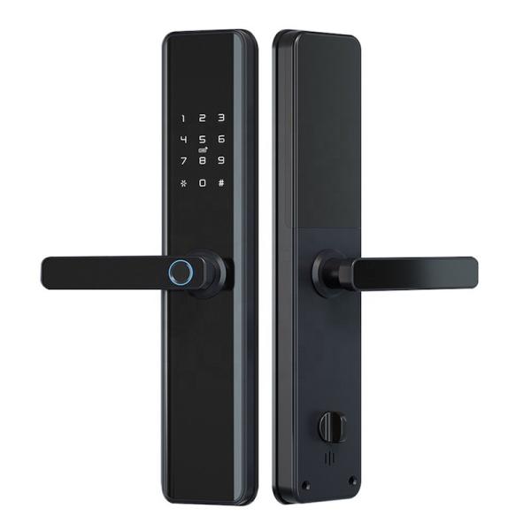 Cheap Smart Fingerprint Door Lock Security Intelligent With APP Unlock Keyless Entry Keypad for sale