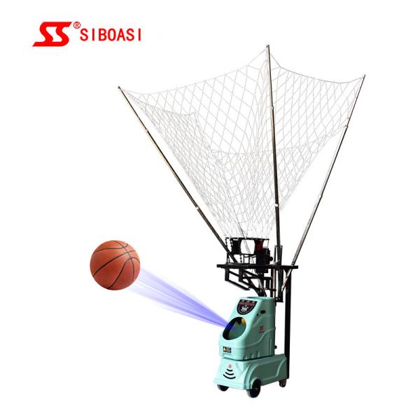 Cheap Automatic Shooting Trainer Basketball Passing Machine With 5 Balls Recycled For Training for sale