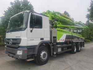 China 25 Ton Used Concrete Pump Truck With PLC Control System on sale
