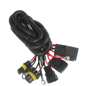 China 3M Length Automotive Wire Harnesses H7 H11 9005 9006 For Relay Battery on sale