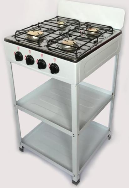 Cheap Manual Ignition 4 Burners Gas Cooktops Wtih Shelf for sale