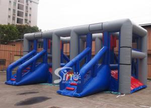 Best Outdoor Hit And Run Adults Balance Inflatable Obstacle Course With Slides from Sino Inflatables wholesale