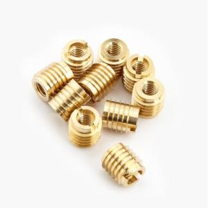 Best Threaded Brass Wood Insert Nut Customized High Precision M6 Thread Insert wholesale