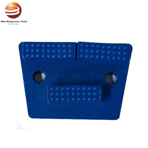 Cheap Trapezoid Three Segment Diamond Grinding Shoe With Line-Up Point for sale