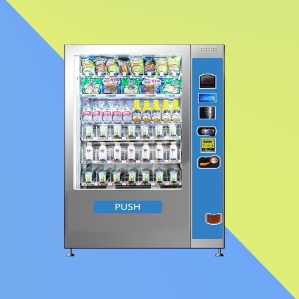 Cheap Automatic Snack Food Vending Machine 24 Hours Service Small Items With Coin Operated for sale