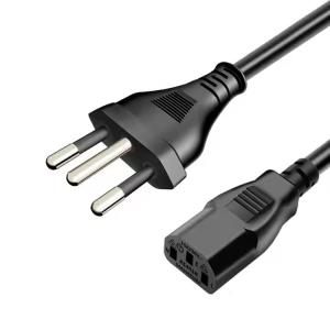 China RY IEC Brazil Power Cord 1-15p 5-15p PVC Material Customized 1M 1.5M 2M 3M 5M Include Stripped Power Line Cable on sale