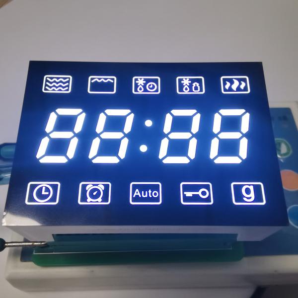 Cheap Common Anode Microwave 7 Segment LED Display 4 Digit Ultra Bright White for sale