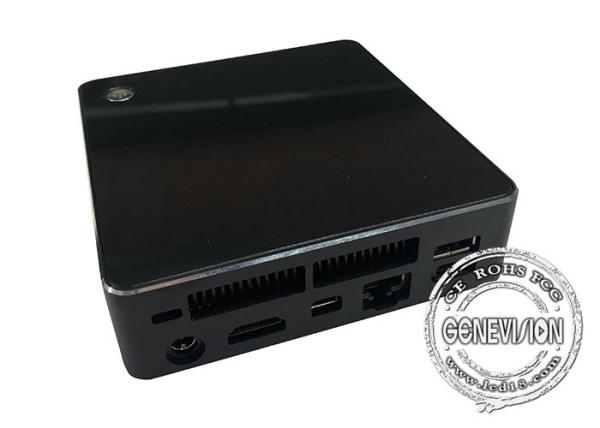 Cheap 8th Generation i7 CPU Small PC Media Player Box Ultra Thin 3cm Thickness With  Input / USB3.0 for sale