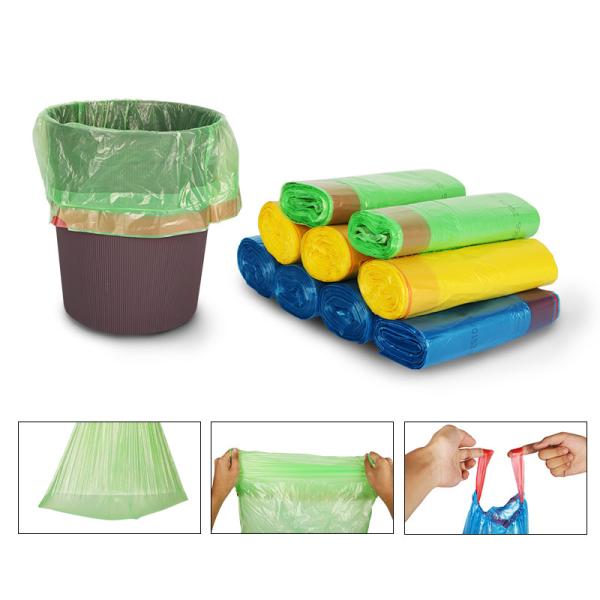 Cheap LDPE HDPE Recyclable Garbage Bags Compostable Trash Can Liner for sale