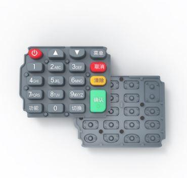 Cheap RAL Laser Etching Custom Silicone Button Pad for sale