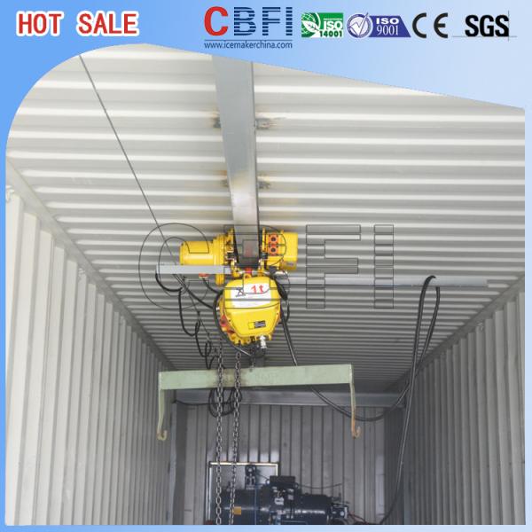 Cheap High Output Commercial Ice Block Maker Machine With 20 Ft 40 Ft Container for sale