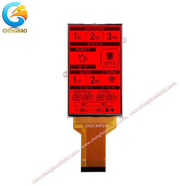 Cheap -20 +70 Wide Tempperature LCD Display Module Transflective 150 Cd/M2 Luminance for sale