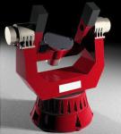 The three-axis turntable generates motion excitations such as angular position,