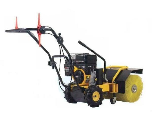 Cheap 6.5HP Snow Power Brush Sweeper Walk Behind Recoil Starter High Flexibility for sale