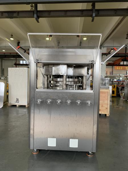 Cheap Plain Tablets 1.5kw Rotary Press Machine With 9 Sets Punch Dies Molds for sale
