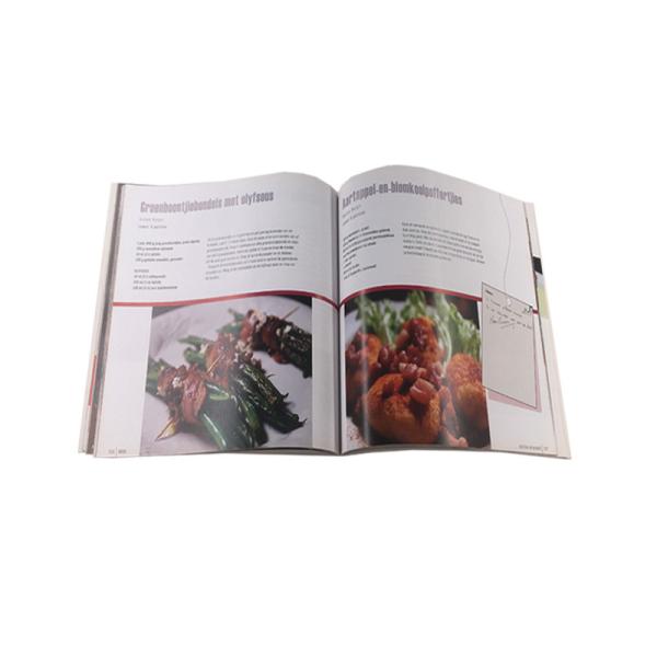 Cheap Full Color Custom Cookbook Printing  Recipe Book Printing OEM Service for sale