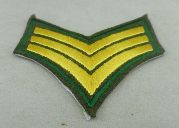 Cheap Cotton Rank Customizable Patches And Military Embroidered Emblems for sale