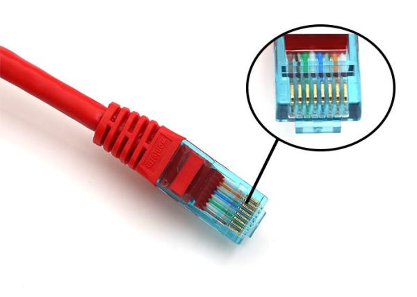 Cheap Cat5e Ethernet Patch Cable 3 Feet - Snagless RJ45 Computer LAN Network Cord Red for sale
