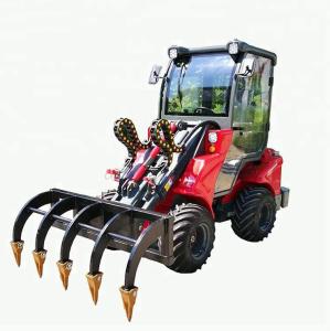 Multi - Functional Wheel Loader Machine / Quick - Change Device Telescopic Arm Loader 800kg