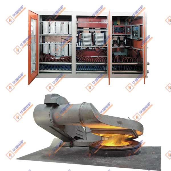 Cheap Smooth Medium Frequency Induction Melting Furnace Energy Saving Low Noise for sale