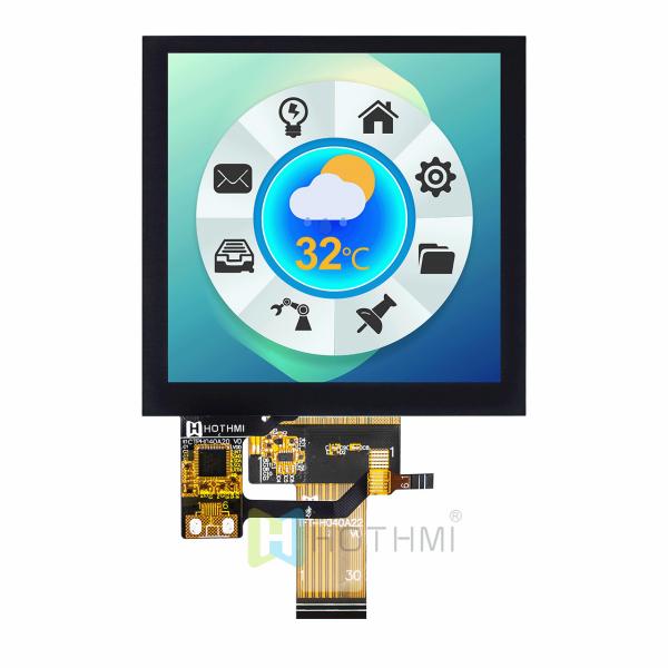 Cheap 4.0inch square TFT LCD module display 720X720px HD/ST7701S/LVDS interface/IPS/with capacitive touch screen for sale