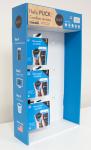 Hanging Sidekick Display Rack Customized Logo Offset Printing 3D Design