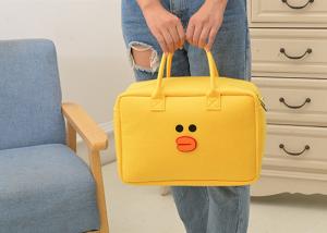 Best Korean Cartoon Duck Design 0.3cm Felt Makeup Bag wholesale