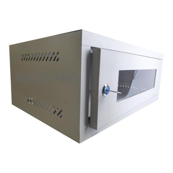 Cheap Temperature Control 6U Network Rack With Fan Assisted Ventilation For Data Centers for sale