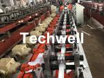 PLC Frequency Control PU Foam Roller Shutter Slat Machine With Guiding Column