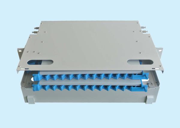 Cheap ODF Unit 24 Core Optical Fiber Distribution Frame / Power Distribution Frame for sale