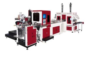 China Automatic Rigid Box Making Machine For Cosmetic / Watch / Slanting Boxes on sale