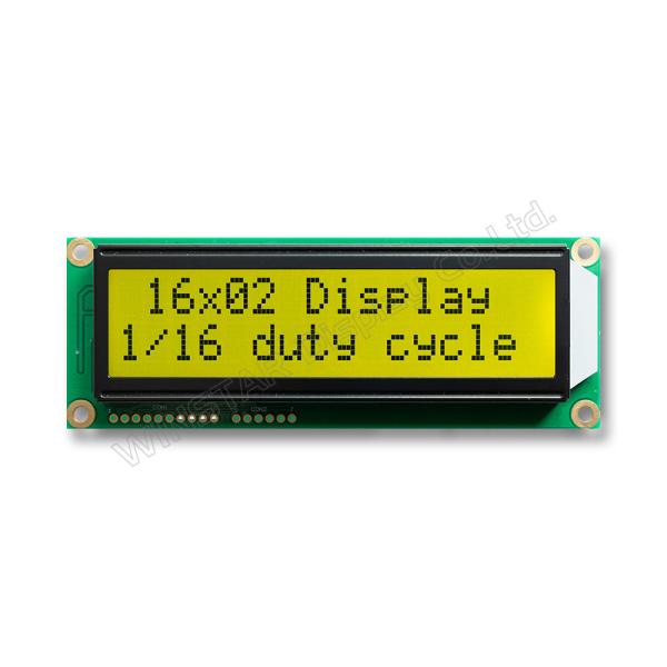 Cheap 16*2 Character STN Monochrome ST7066 Wide Temperature LCD Module for sale