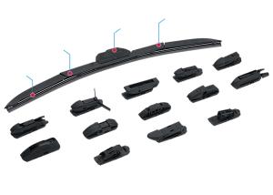 12 300mm Multifunctional Frameless Wiper Blade