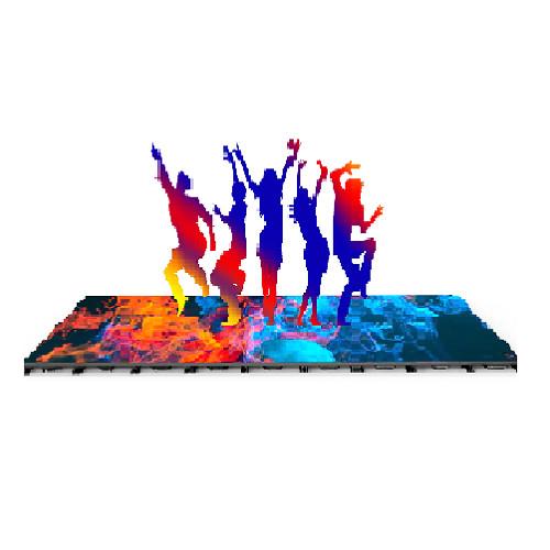 Cheap P2.97 Interactive LED Dancing Floor Screen with Wide Viewing Angle for Stage Use for sale