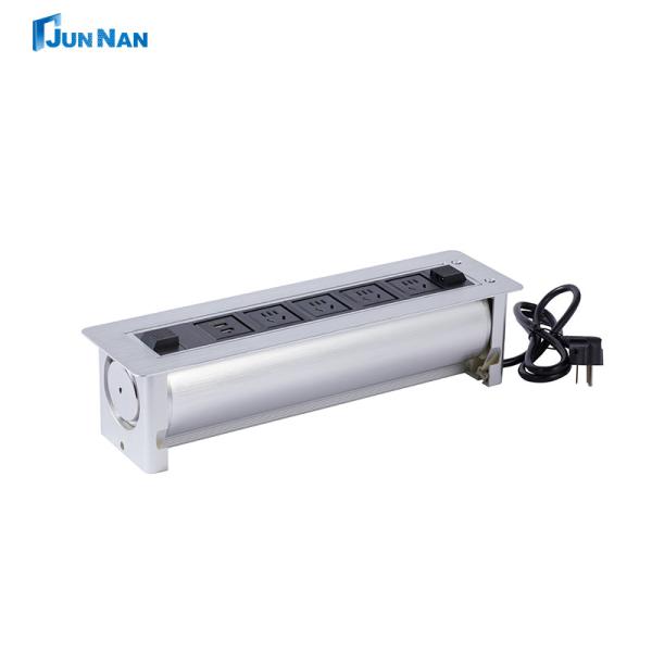 Cheap 220V AC Low Voltage 180 Degree Rotating Desktop Socket Pop Up Plug Socket for sale