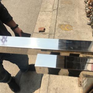 Best Welded 304L Stainless Steel Square Pipe 1mm Thickness 600G Polished wholesale