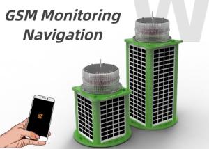 China GSM Monitoring Solar Buoy Lights 10nm Visibility Integrated Construction on sale