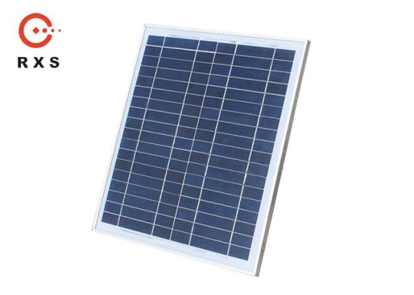 Cheap Polycrystalline Custom Solar Panels 50W / 36 Cells / 12V IP65 PV modules for sale