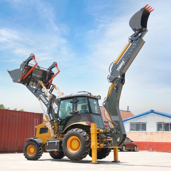Cheap 2.5ton Compact Backhoe Loader Machine Equipped With Various Attachments for sale