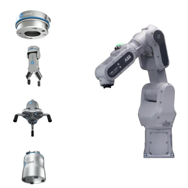 Flexible 6 Axis ABB Robot CRB1140 With Onrobot Robot Gripper For Picking And