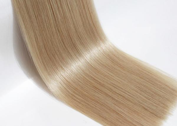 Cheap No Tangle European Human Hair Extensions Double Drawn Hair Wefts Extensions for sale