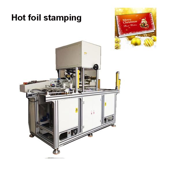 Cheap 15pcs/Min 250mm Automatic Foil Stamping Machine For Paper for sale