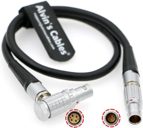 Cheap Alvin'S Cables 6 Pin Male To Right Angle 6 Pin Female Power Cable For DJI Ronin-2 Gimbal Stabilizer To RED Epic&Scarlet for sale