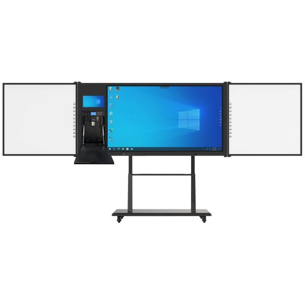 Cheap 75'' Interactive Display Android Windows Multi Touch 4K UHD LED Blackboard Smart Whiteboard Camera Mic Scanner Visualizer for sale