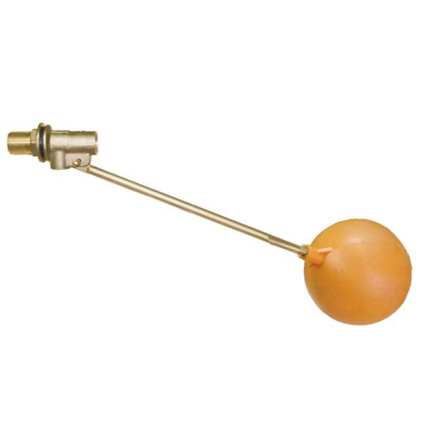 Cheap Evaporative Cooler Brass Float Valve With Ball Bulkhead Mounting Non Rusting for sale