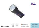 White Protected Led Indicator Lamp Push Button Switch Series Power Led Indicator