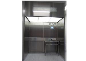 Silver Touch Screen Sampling Booth Efficient For Dispensing
