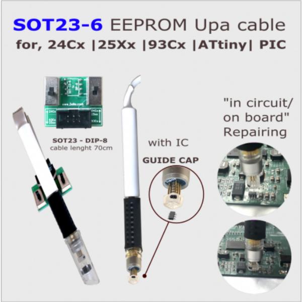 Cheap SOT23-6 POGO PIN ADAPTER with guide cap for in-circuit ECU mileage programmer connect cable for sale