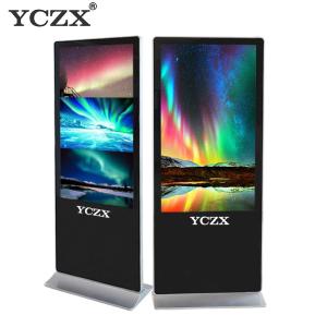 China LED / LCD Indoor Digital Advertising Display With 4cm Ultra Thin Body on sale